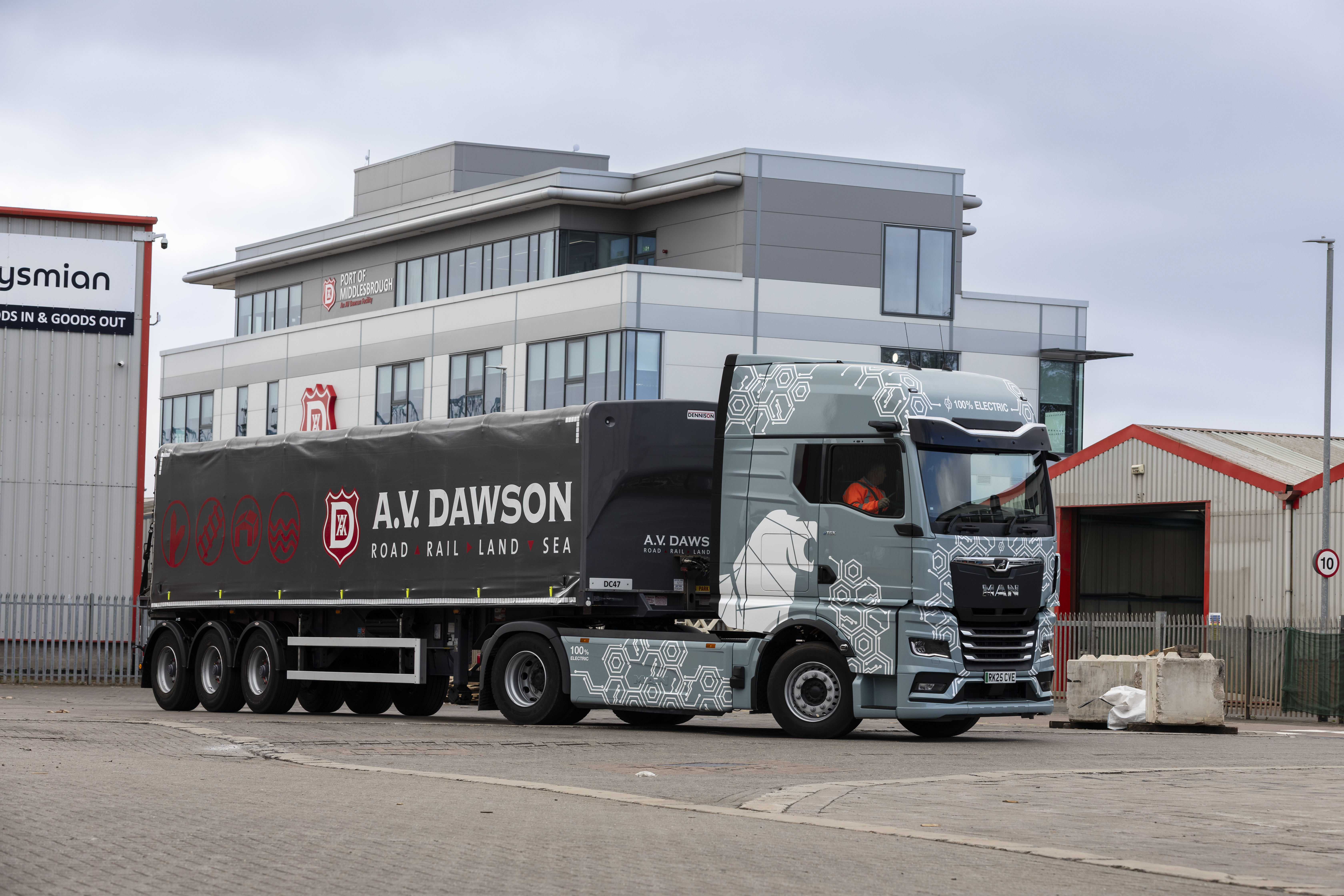 Electric Trial Truck for AV Dawson