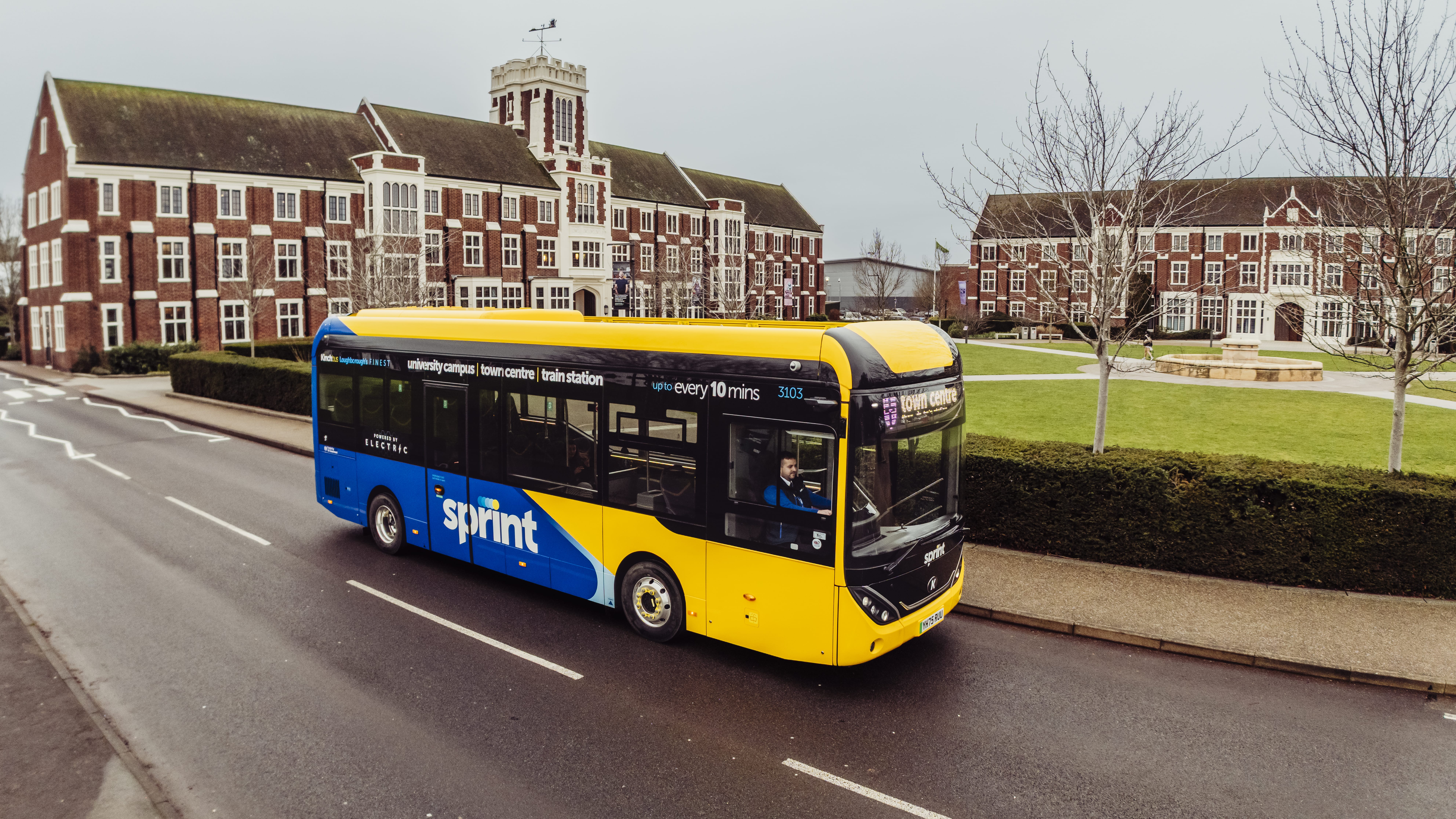 Kinchbus - Electric Bus in Loughborough