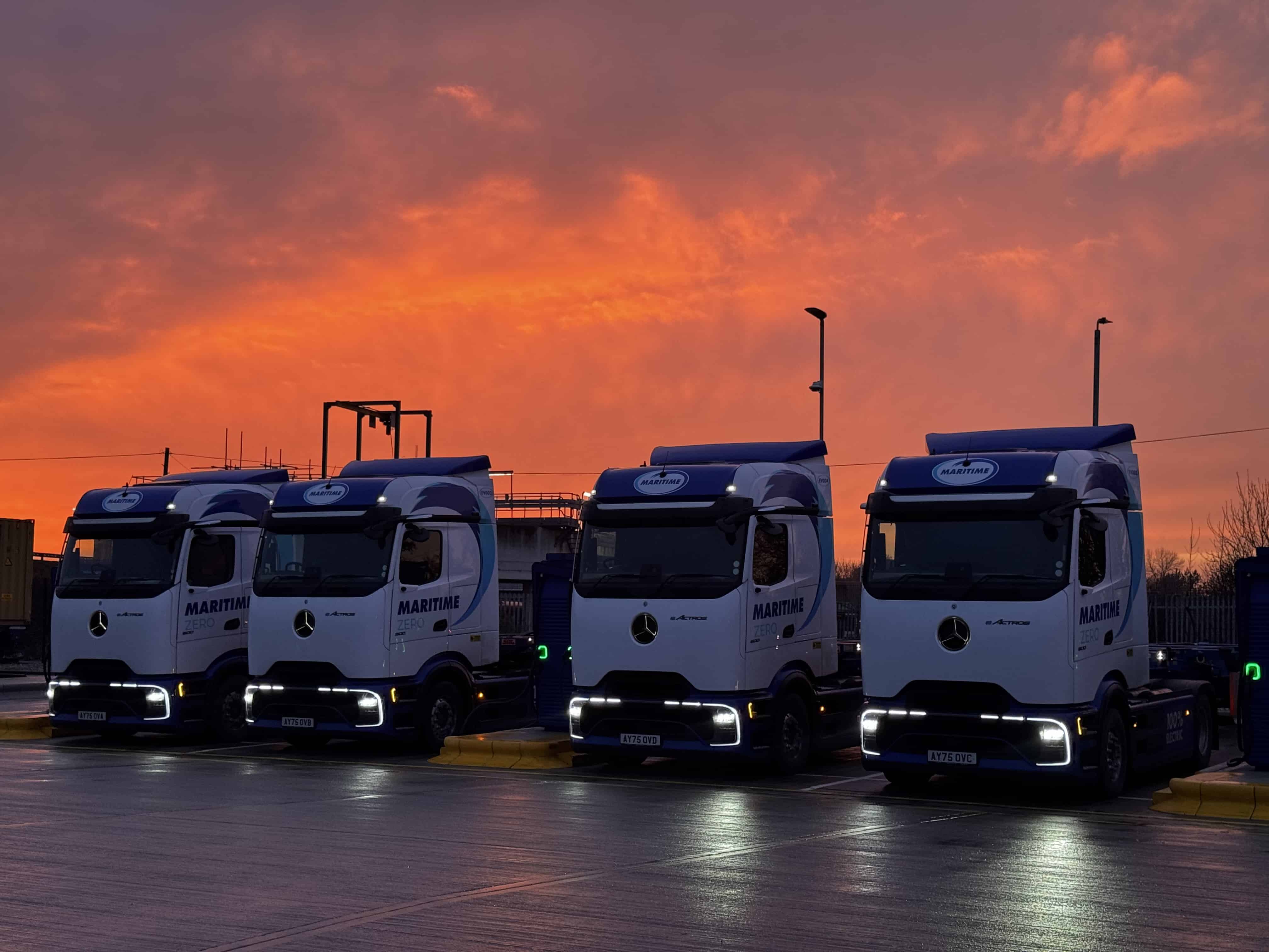 Maritime Transport and VEV complete 5MW electric truck charging infrastructure